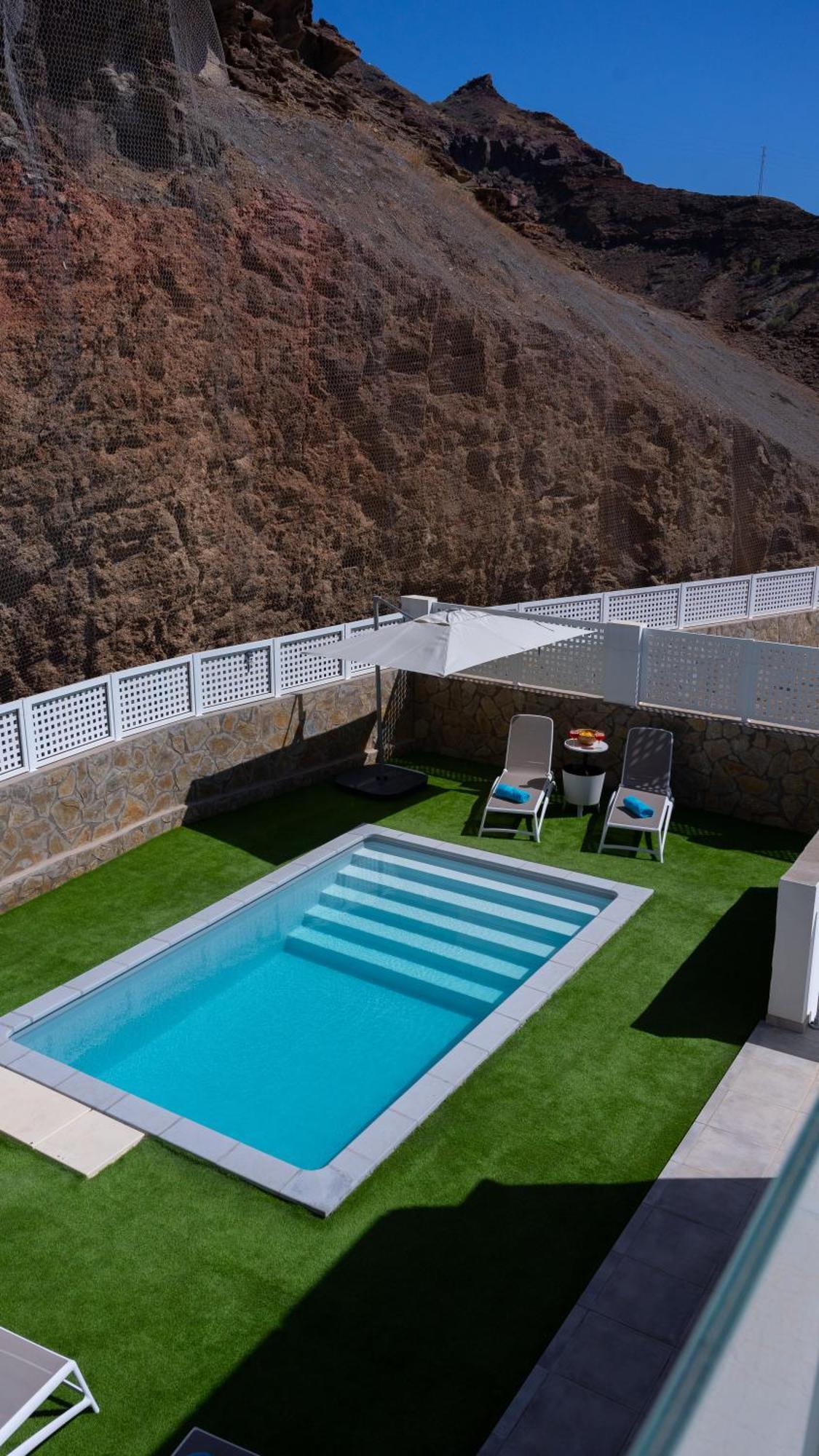 Malibu Mogan Secret Pool Villa - Piscina Privada Y Climatizada - Exclusive Heated Pool La Playa de Tauro 외부 사진