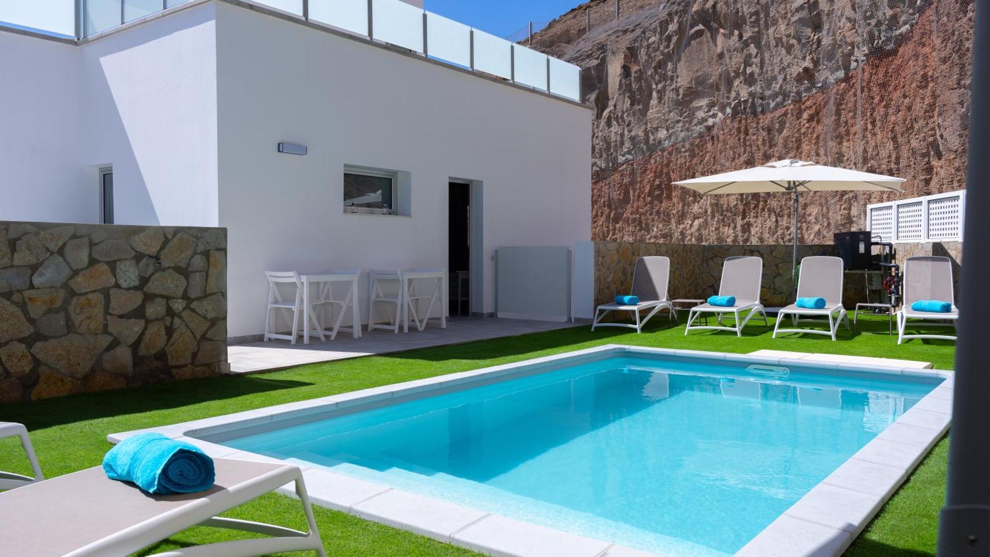 Malibu Mogan Secret Pool Villa - Piscina Privada Y Climatizada - Exclusive Heated Pool La Playa de Tauro 외부 사진