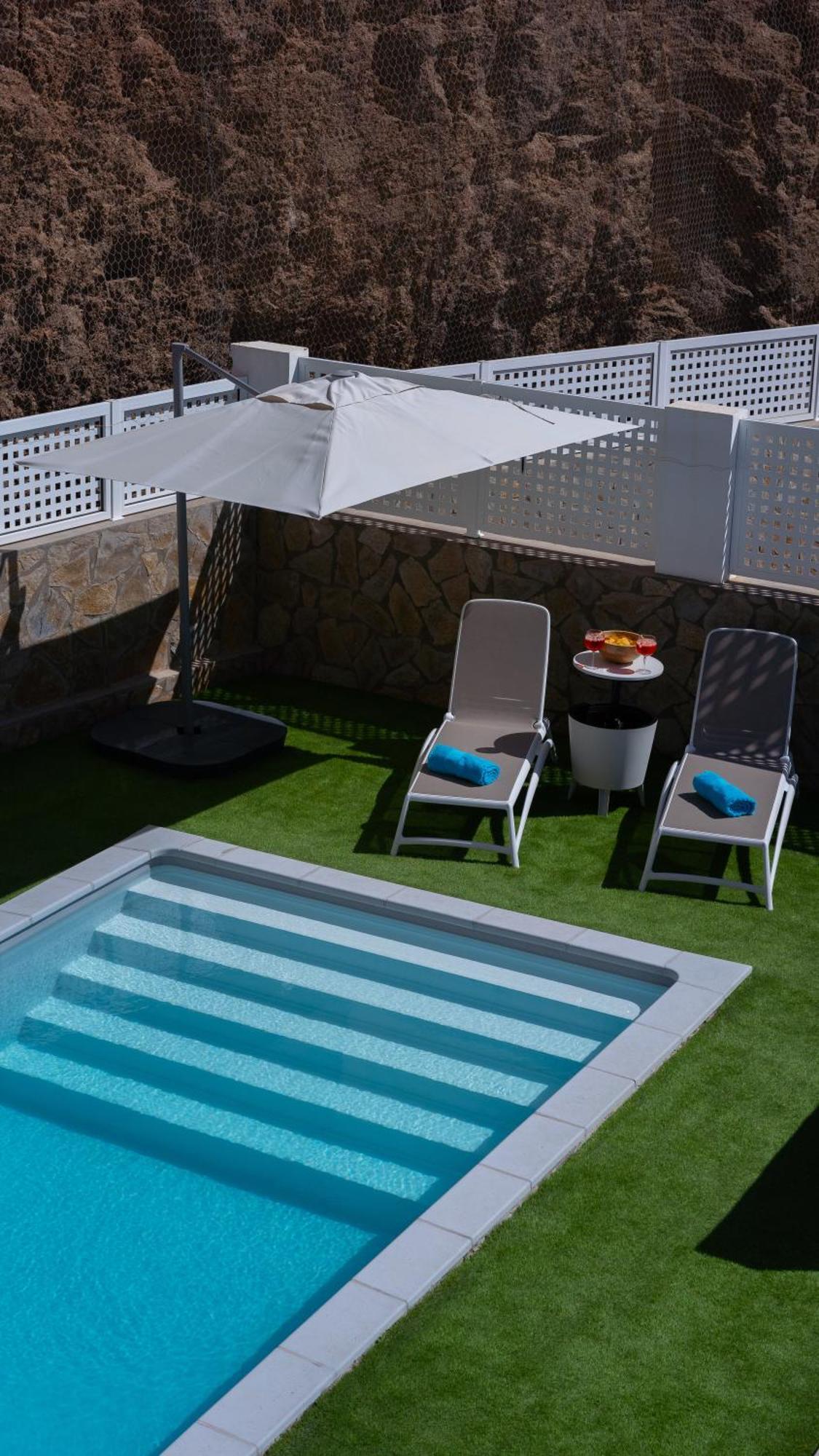 Malibu Mogan Secret Pool Villa - Piscina Privada Y Climatizada - Exclusive Heated Pool La Playa de Tauro 외부 사진
